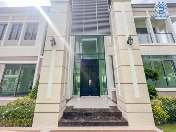 *****บ้านเดี่ยวมือสอง ม.เดอะพาวิลล่า กาญจนาภิเษก-บางบอน3 เนื้อที่ 199 ตร.ว. ฟังก์ชัน 5 นอน 6 น้ำ 2 ห้องแม่บ้าน 6 ที่จอดรถ บนทำเลศักยภาพ เชื่อมต่อถนนหลายเส้น ไม่ว่าจะเป็น ถ.เอกชัย, ถ.เพชรเกษม69, ถ.พระราม2 และใกล้จุดขึ้นทางด่วน "อาจณรงค์-รามอินทรา"